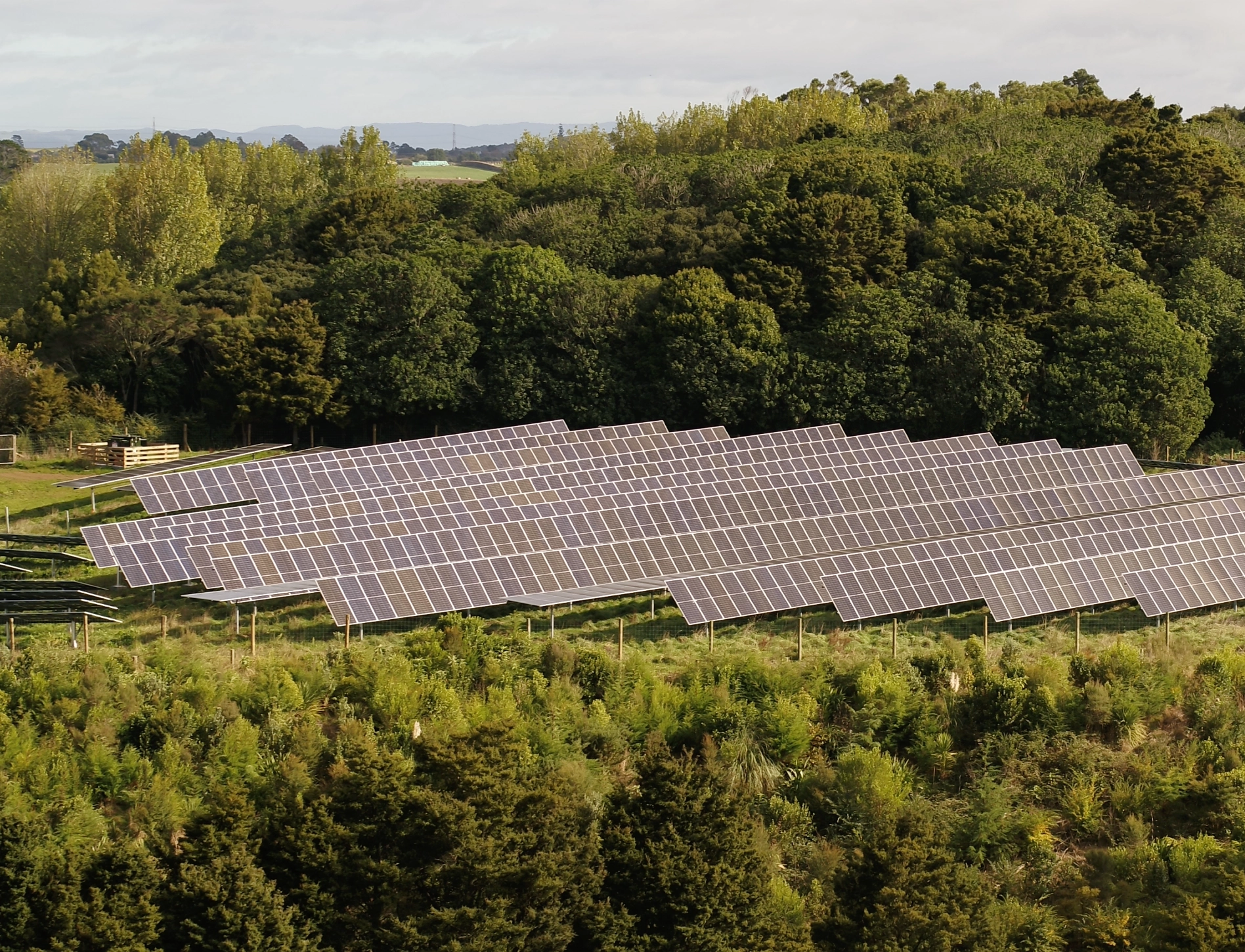 Waiuku solar project, view 4