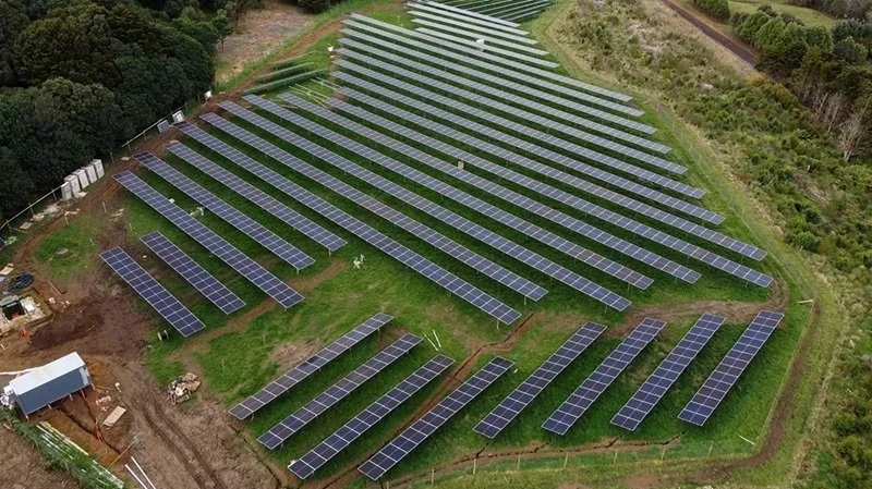 Waiuku solar project, view 3